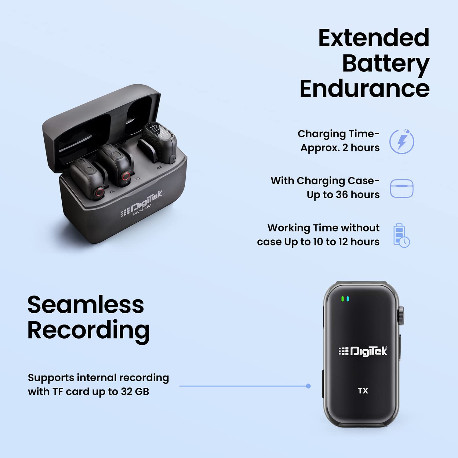 Digitek® DWM 101 Wireless Microphone