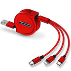 4Ft/1.2m 3-in-1 USB Charge Cord Compatible
