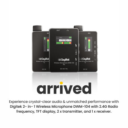 Digitek® DWM 101 Wireless Microphone