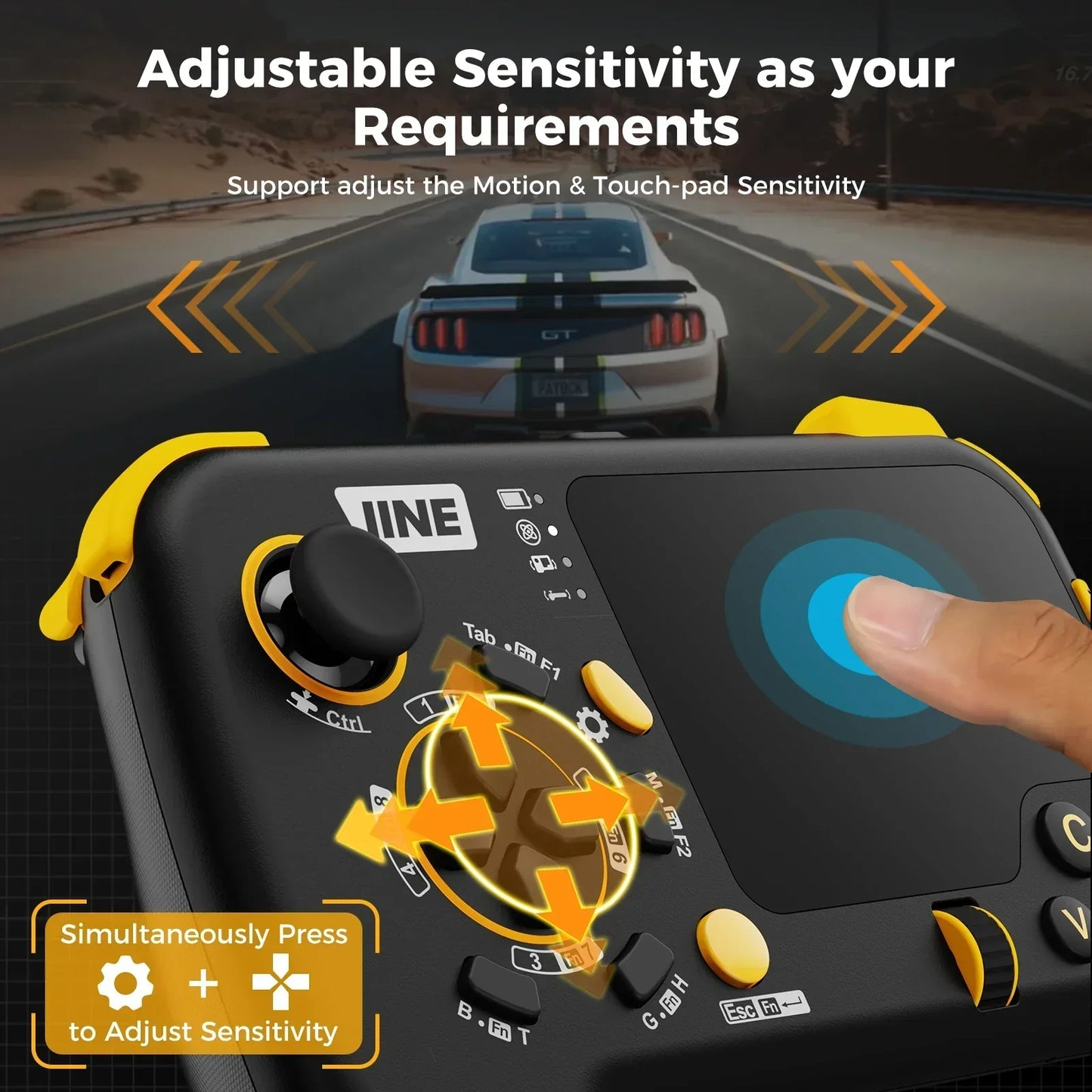 Wireless Mouse-Pad Controller