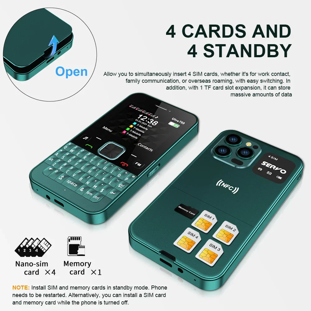 SERVO Ultra700 4SIM Card