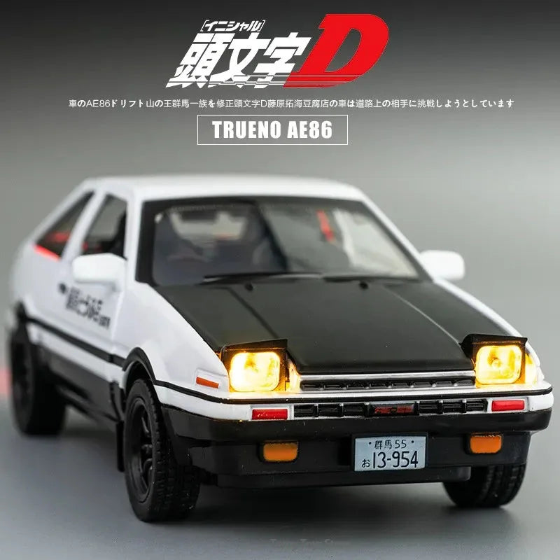 D AE86 Alloy Car