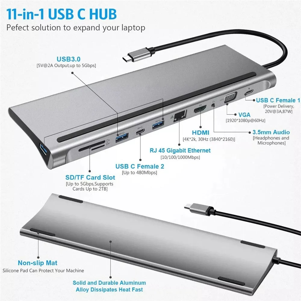 MZX 11 in 1 Docking Station