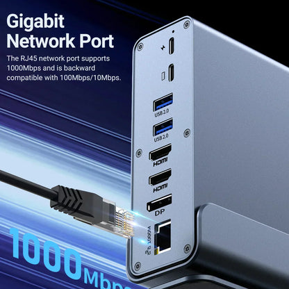 15 in 1 USB-C Docking Station