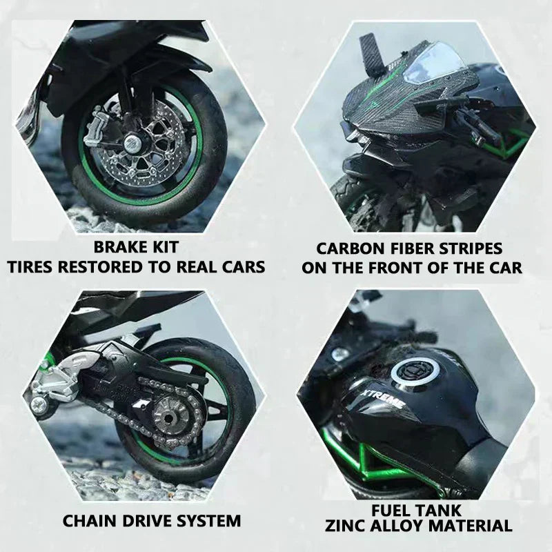 H2R Alloy Sports Motorcycle